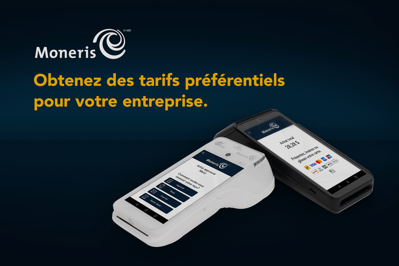 moneris tarifs préférentiels